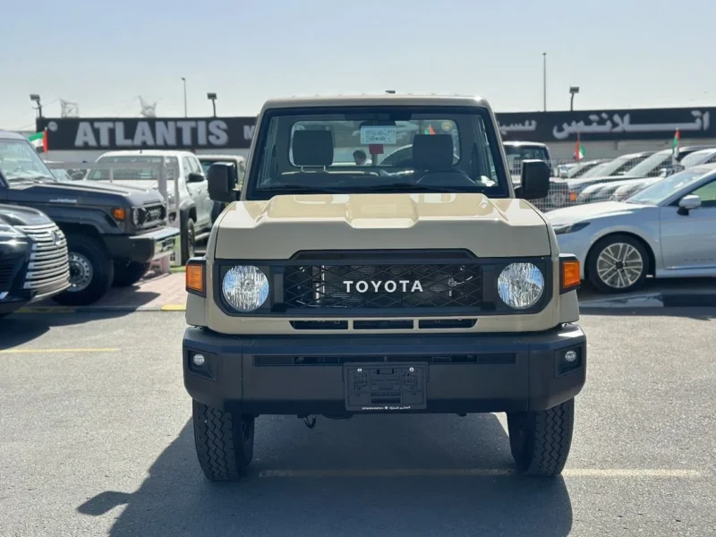 2025 Toyota Land Cruiser Pick Up STD 4.0L V6 SINGLE CAB Utility Beige Pickup Truck