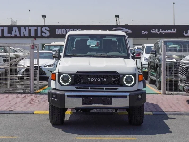 2025 Toyota Land Cruiser 70 LX 4.0 Litres V6 Petrol Engine White Tan SUV GCC