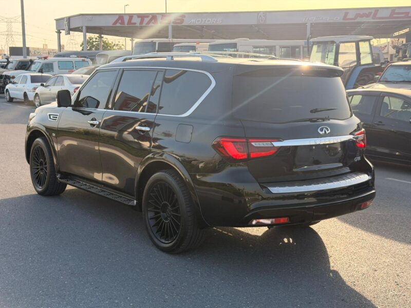 2019 Infiniti QX80 Luxe 5.6 Litres V8 VVT Black SUV 4WD Full option American Specs