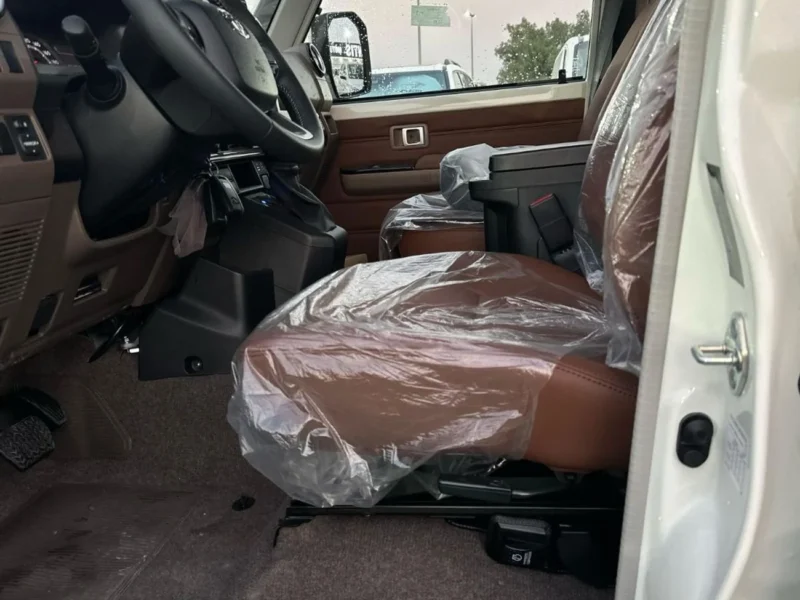 2025 Toyota Land Cruiser 70 LX 2.8 Litres 4 Cylinders Diesel Engine White Brown SUV GCC