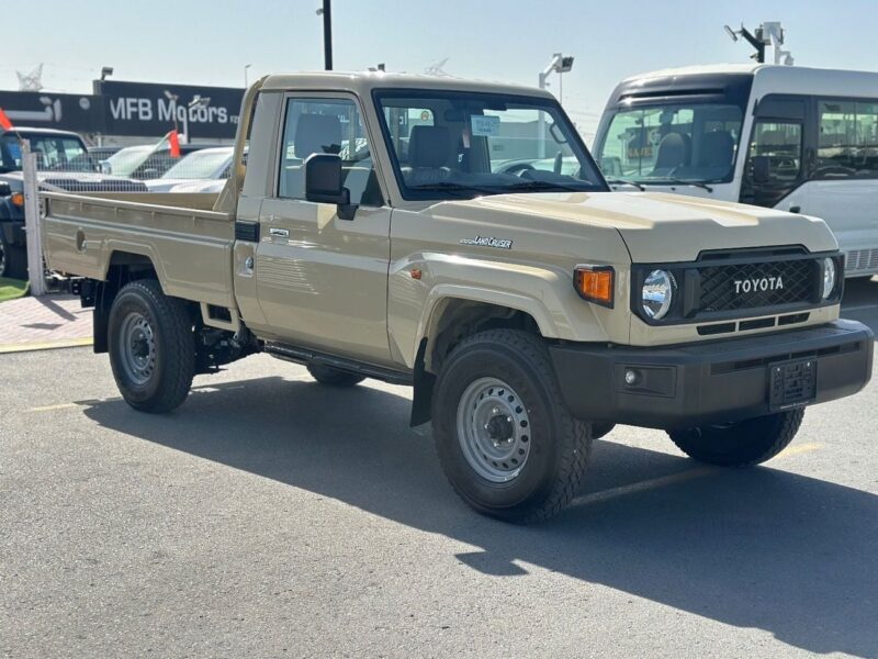2025 Toyota Land Cruiser Pick Up STD 4.0L V6 SINGLE CAB Utility Beige Pickup Truck