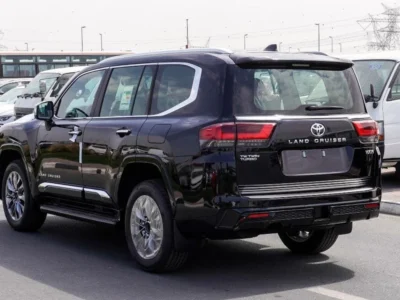 2025 Toyota Land Cruiser VXR 3.3 Litres 6 Cylinders Diesel Engine Black Red SUV GCC