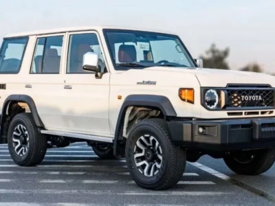 2024 Toyota Land Cruiser Hard Top LC76 2.8 Litres 4 Cylinders Diesel White Tan SUV