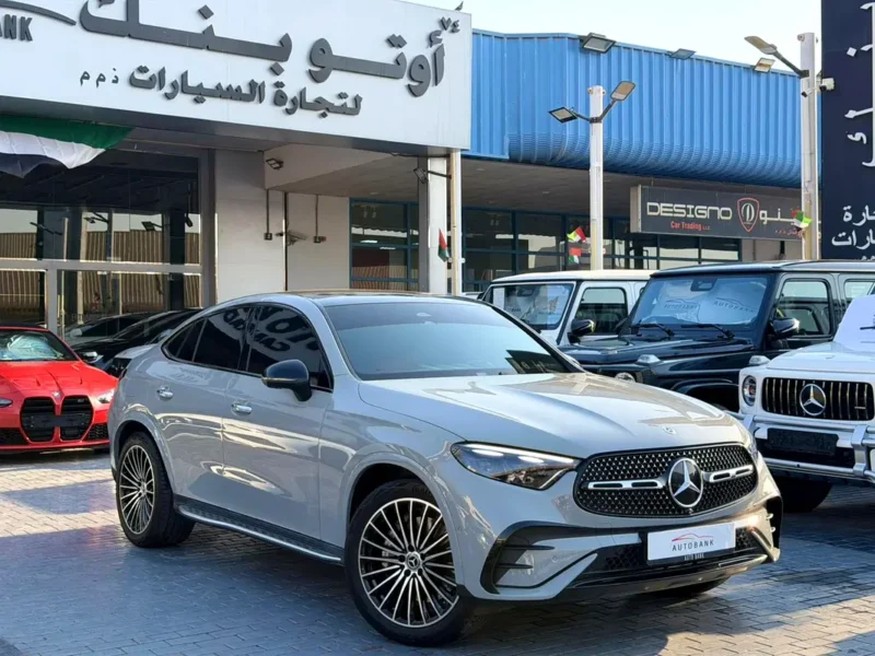 2025 Mercedes-Benz GLC 200 4 Cylinders Petrol Engine Grey Red Coupe GCC Specs