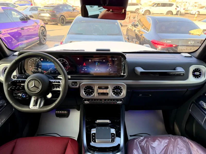 2025 Mercedes-Benz G-Class G 63 AMG 4.0 Litres V8 Petrol Engine White Red SUV Korean Specs