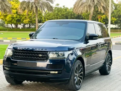 2014 Land Rover Range Rover Vogue SE 8 Cylinders Petrol Engine Blue Black SUV GCC