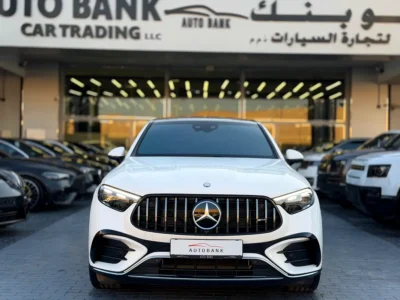 2025 Mercedes-Benz GLC Coupe GLC 43 AMG 4Matic 4 Cylinders Engine White Black Coupe