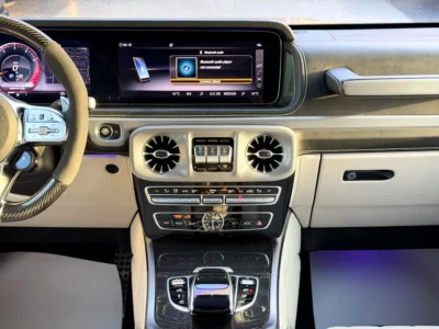 2023 Mercedes-Benz G-Class G 63 AMG 4.0 Litres V8 Petrol Engine Grey White SUV GCC Specs