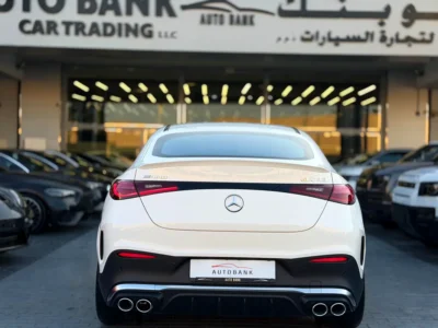 2025 Mercedes-Benz GLC Coupe GLC 43 AMG 4Matic 4 Cylinders Engine White Black Coupe