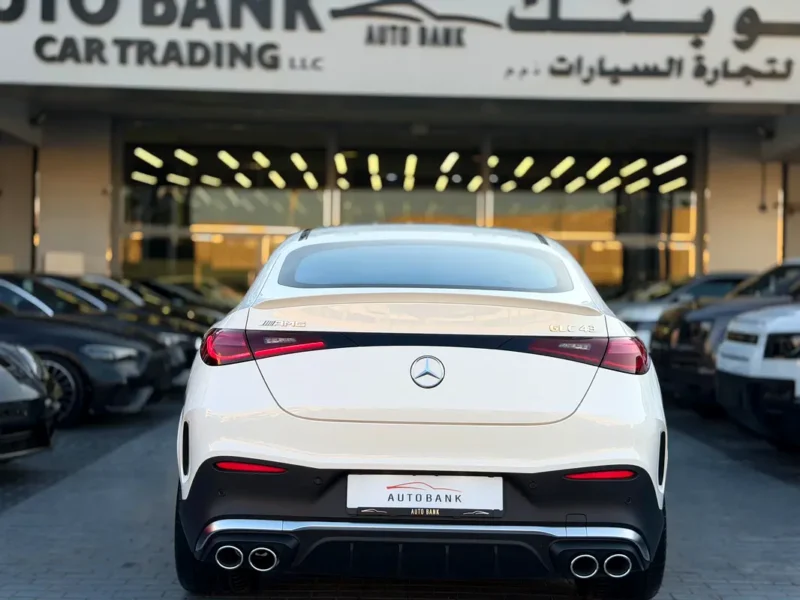 2025 Mercedes-Benz GLC Coupe GLC 43 AMG 4Matic 4 Cylinders Engine White Black Coupe