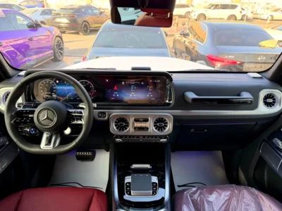 2026 Mercedes-Benz G-Class G 63 AMG 4.0 Litres V8 Petrol Engine White Red SUV Korean Specs