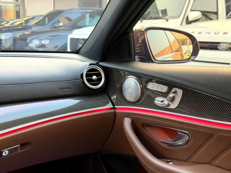2018 Mercedes-Benz E-Class E 63 AMG 8 Cylinders Petrol Engine Black Brown Sedan Korean Specs
