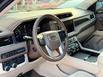 2024 GMC Yukon Denali 8 Cylinders Petrol Engine Black Brown SUV GCC Specs Automatic
