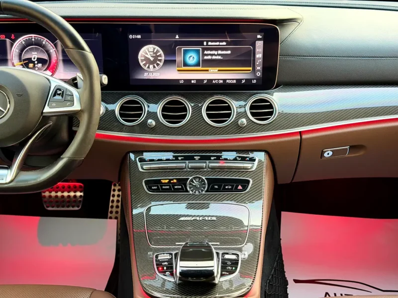 2018 Mercedes-Benz E-Class E 63 AMG 8 Cylinders Petrol Engine Black Brown Sedan Korean Specs