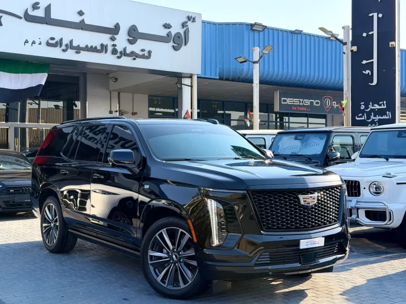 2025 Cadillac Escalade Sport Platinum 8 Cylinders Petrol Engine Black Red SUV GCC Specs