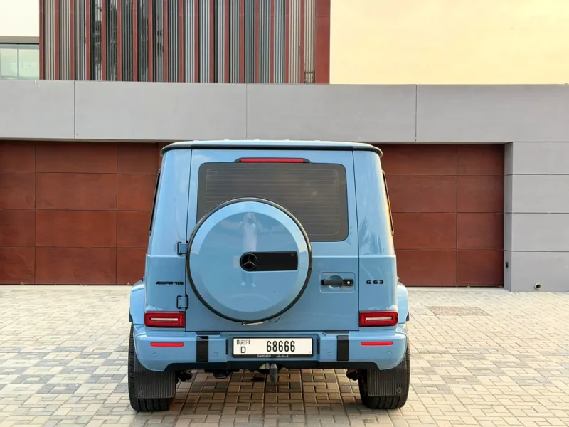 2022 Mercedes-Benz G-Class G 63 AMG 4.0 Litres V8 Petrol Engine Blue Red SUV GCC Specs