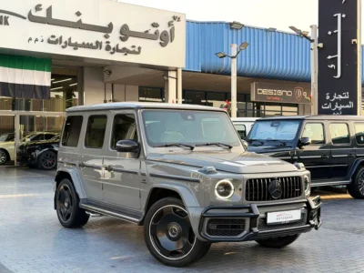 2023 Mercedes-Benz G-Class G 63 AMG 4.0 Litres V8 Petrol Engine Grey White SUV GCC Specs