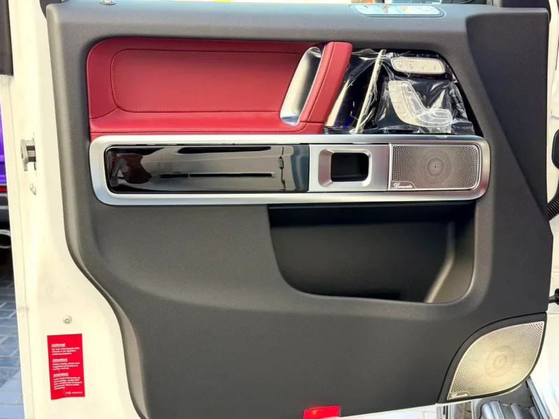 2025 Mercedes-Benz G-Class G 63 AMG 4.0 Litres V8 Petrol Engine White Red SUV Korean Specs