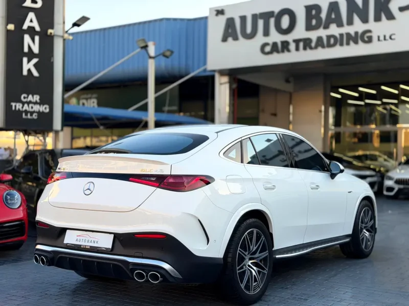 2025 Mercedes-Benz GLC Coupe GLC 43 AMG 4Matic 4 Cylinders Engine White Black Coupe
