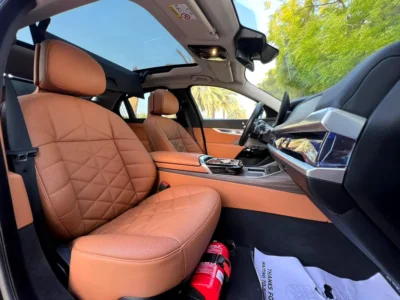 2025 BMW 7-Series 735i 6 Cylinders Petrol Engine Black Brown Sedan GCC Specs