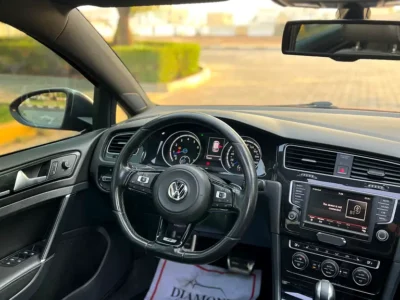 2016 Volkswagen Golf R 4 Cylinder Petrol Engine Red Black Hatchback GCC Specs