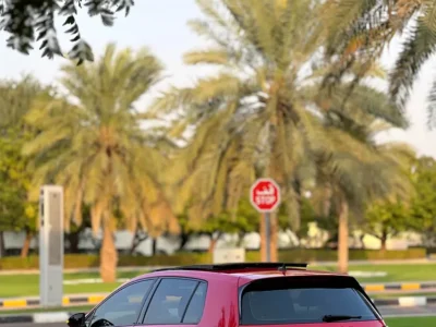 2016 Volkswagen Golf R 4 Cylinder Petrol Engine Red Black Hatchback GCC Specs