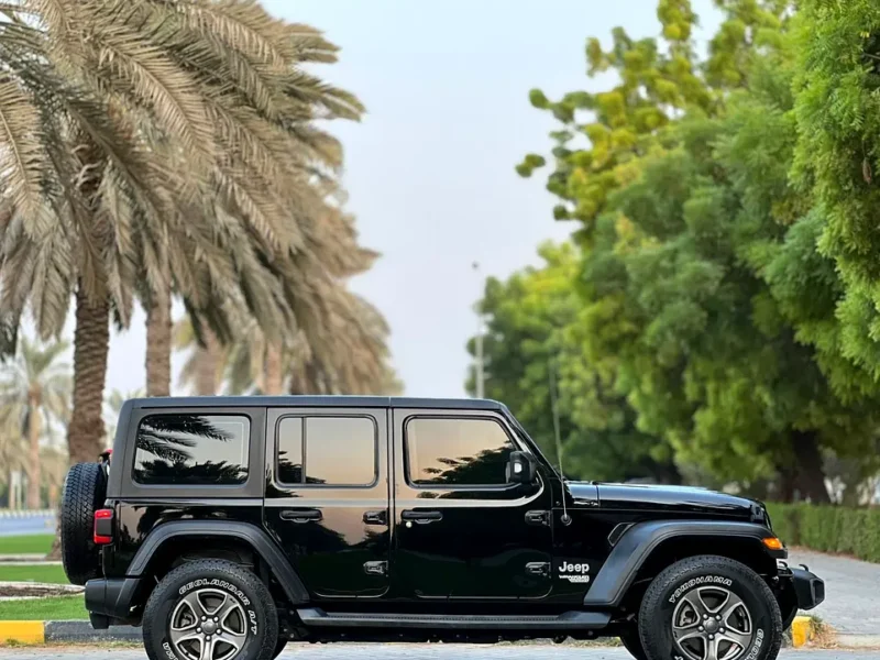 2018 Jeep Wrangler Sport 6 Cylinders Petrol Engine Black Grey SUV GCC Spec