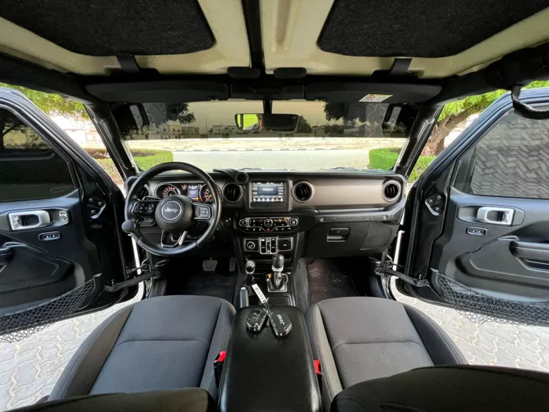 2018 Jeep Wrangler Sport 6 Cylinders Petrol Engine Black Grey SUV GCC Spec