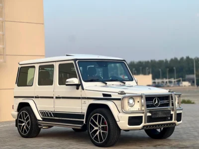 2005 Mercedes-Benz G-Class G 500 8 Cylinders Petrol Engiine White Brown SUV