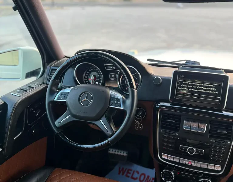 2005 Mercedes-Benz G-Class G 500 8 Cylinders Petrol Engiine White Brown SUV