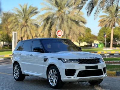 2018 Land Rover Range Rover Sport HSE 6 Cylinders Petrol Engine White Beige SUV GCC Specs