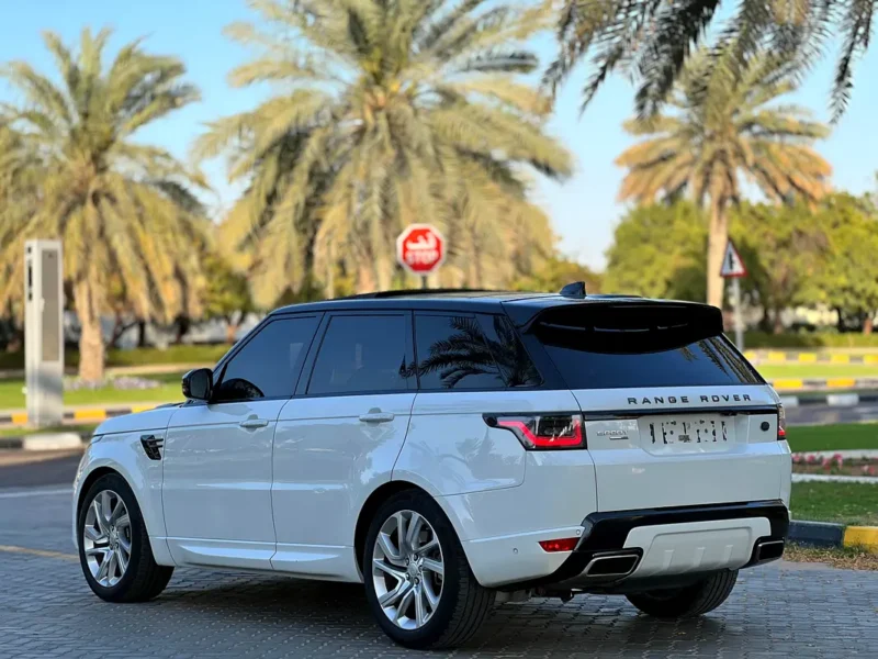 2018 Land Rover Range Rover Sport HSE 6 Cylinders Petrol Engine White Beige SUV GCC Specs