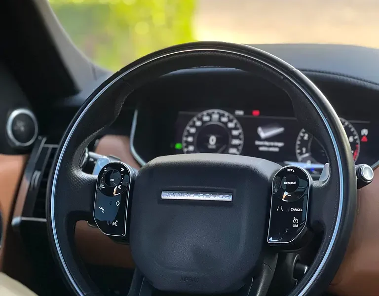 2018 Land Rover Range Rover Sport HSE 6 Cylinders Petrol Engine White Beige SUV GCC Specs