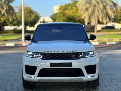 2018 Land Rover Range Rover Sport HSE 6 Cylinders Petrol Engine White Beige SUV GCC Specs