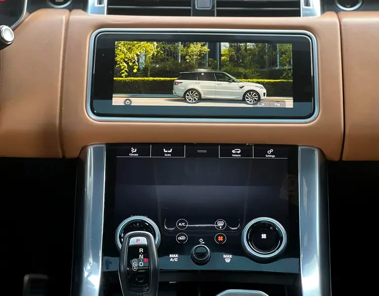 2018 Land Rover Range Rover Sport HSE 6 Cylinders Petrol Engine White Beige SUV GCC Specs