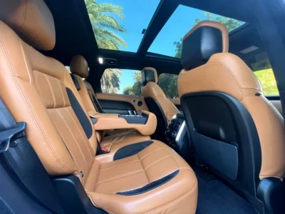 2018 Land Rover Range Rover Sport HSE 6 Cylinders Petrol Engine White Beige SUV GCC Specs