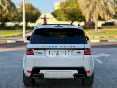 2018 Land Rover Range Rover Sport HSE 6 Cylinders Petrol Engine White Beige SUV GCC Specs