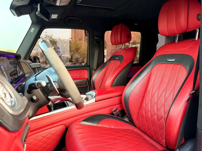 2022 Mercedes-Benz G-Class G 63 AMG 4.0 Litres V8 Petrol Engine Blue Red SUV GCC Specs