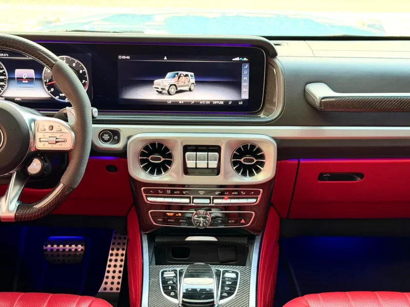 2022 Mercedes-Benz G-Class G 63 AMG 4.0 Litres V8 Petrol Engine Blue Red SUV GCC Specs