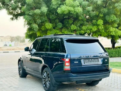 2014 Land Rover Range Rover Vogue SE 8 Cylinders Petrol Engine Blue Black SUV GCC
