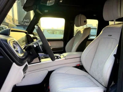 2023 Mercedes-Benz G-Class G 63 AMG 4.0 Litres V8 Petrol Engine Grey White SUV GCC Specs