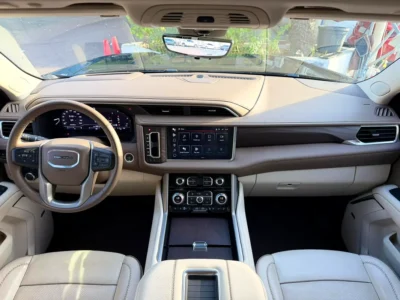2024 GMC Yukon Denali 8 Cylinders Petrol Engine Black Brown SUV GCC Specs Automatic