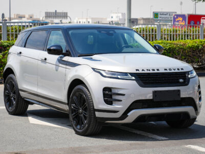 2025 Land Rover Range Rover Evoque SE P250 Dynamic 4 Cylinders Engine Silver Red SUV