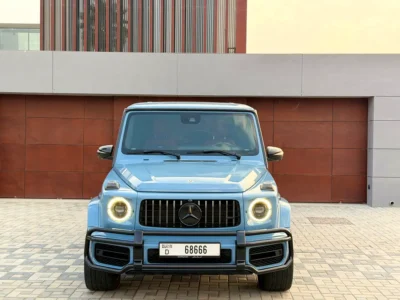 2022 Mercedes-Benz G-Class G 63 AMG 4.0 Litres V8 Petrol Engine Blue Red SUV GCC Specs