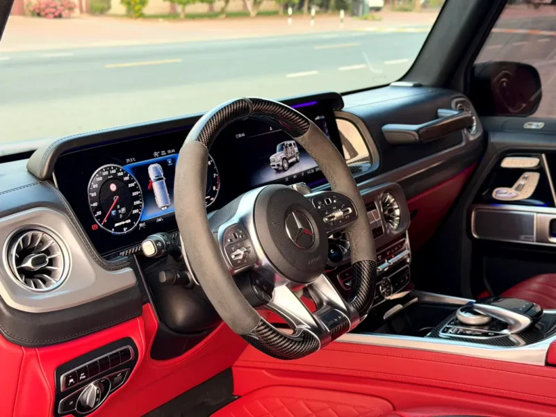 2022 Mercedes-Benz G-Class G 63 AMG 4.0 Litres V8 Petrol Engine Blue Red SUV GCC Specs