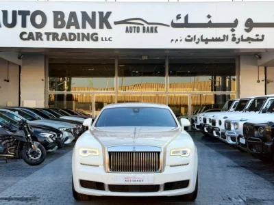 2018 Rolls-Royce Ghost Standard 12 Cylinders Petrol Engine White Brown Sedan GCC Specs