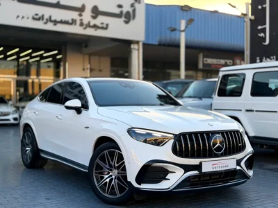 2025 Mercedes-Benz GLC Coupe GLC 43 AMG 4Matic 4 Cylinders Engine White Black Coupe