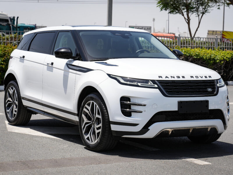 2025 Land Rover Range Rover Evoque SE P250 Dynamic 4 Cylinders Petrol White Black SUV