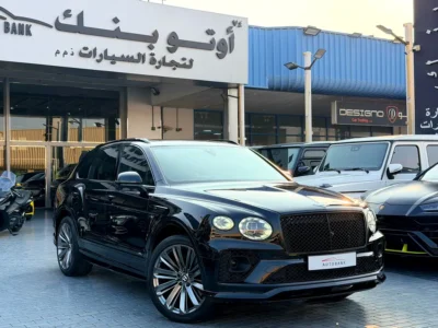 2021 Bentley Bentayga W12 Speed 12 Cylinders Engine Black SUV GCC Specs Automatic