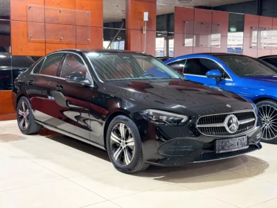 2022 Mercedes-Benz C-Class C300 4 Cylinders Petrol Engine Black Red Sedan Automatic